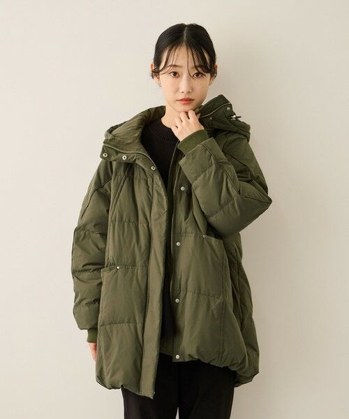 ketty / ケティ ダッフルコート | ストレッチフードピュアダウンミドルコート | 詳細16