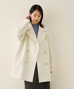 ketty / ケティ ダッフルコート | ウール調ジャージーオーバーサイズコート