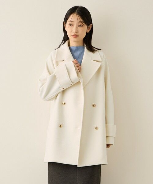 ketty / ケティ ダッフルコート | ウール調ジャージーオーバーサイズコート | 詳細1