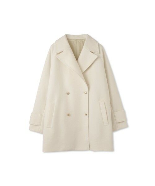 ketty / ケティ ダッフルコート | ウール調ジャージーオーバーサイズコート | 詳細3