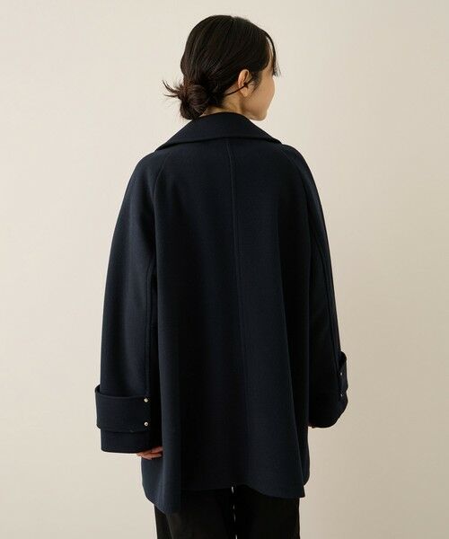ketty / ケティ ダッフルコート | ウール調ジャージーオーバーサイズコート | 詳細13