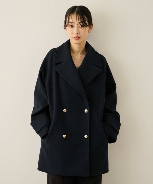 ketty / ケティ ダッフルコート | ウール調ジャージーオーバーサイズコート | 詳細14