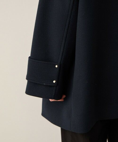 ketty / ケティ ダッフルコート | ウール調ジャージーオーバーサイズコート | 詳細15