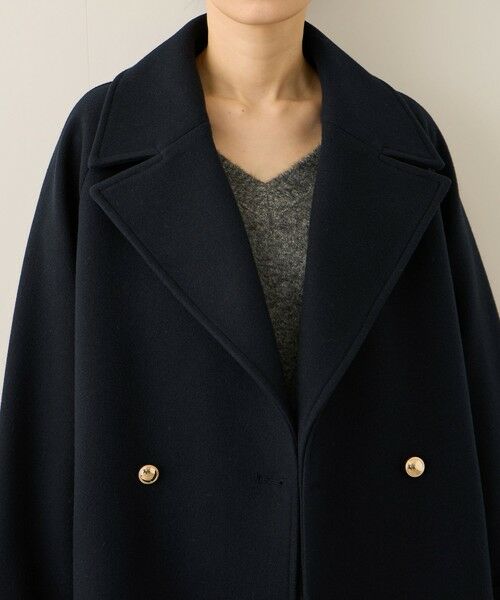 ketty / ケティ ダッフルコート | ウール調ジャージーオーバーサイズコート | 詳細16