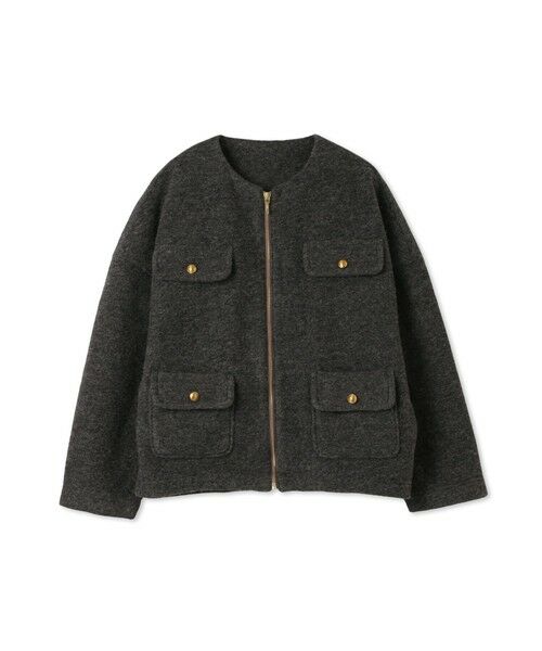 ketty / ケティ テーラードジャケット | イタリアンエアリー4ポケットZIPブルゾン≪手洗い可能≫ | 詳細21