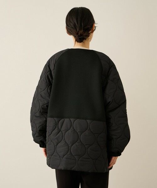 ketty / ケティ テーラードジャケット | ダンボール中綿切り替えノーカラージャケット≪手洗い可能≫ | 詳細6