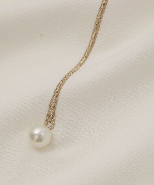 ketty / ケティ カットソー | ネックレス風アクセントプルオーバー≪手洗い可能≫ | 詳細10