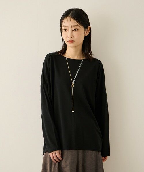 ketty / ケティ カットソー | ネックレス風アクセントプルオーバー≪手洗い可能≫ | 詳細11