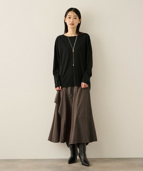 ketty / ケティ カットソー | ネックレス風アクセントプルオーバー≪手洗い可能≫ | 詳細12