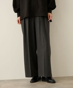 ketty / ケティ その他パンツ | ウールライクストレッチ2タックパンツ≪手洗い可能≫