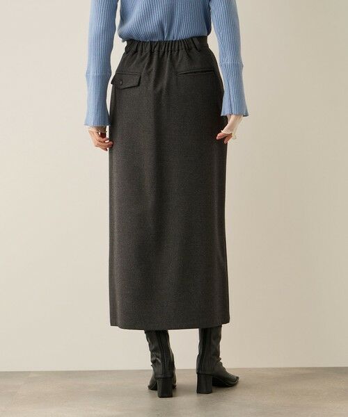 ketty / ケティ ミニ・ひざ丈スカート | ウールライクストレッチIラインスカート≪手洗い可能≫ | 詳細5