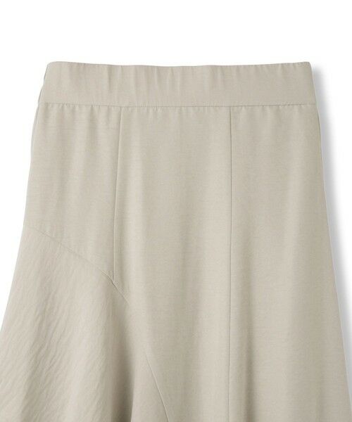 ketty / ケティ ミニ・ひざ丈スカート | サテンピーチバックアシンメトリースカート≪手洗い可能≫ | 詳細12