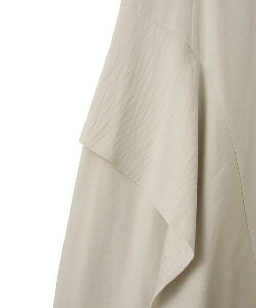 ketty / ケティ ミニ・ひざ丈スカート | サテンピーチバックアシンメトリースカート≪手洗い可能≫ | 詳細14