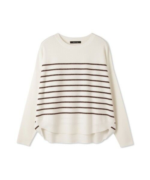 ketty / ケティ ニット・セーター | ラメボーダーウォッシャブルコクーンニット≪洗濯機で洗える≫ | 詳細3