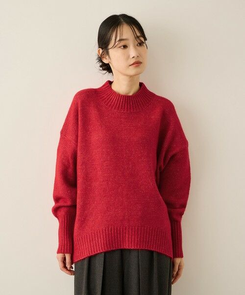 ketty / ケティ ニット・セーター | ヤクライクモックネックニットプルオーバー | 詳細1