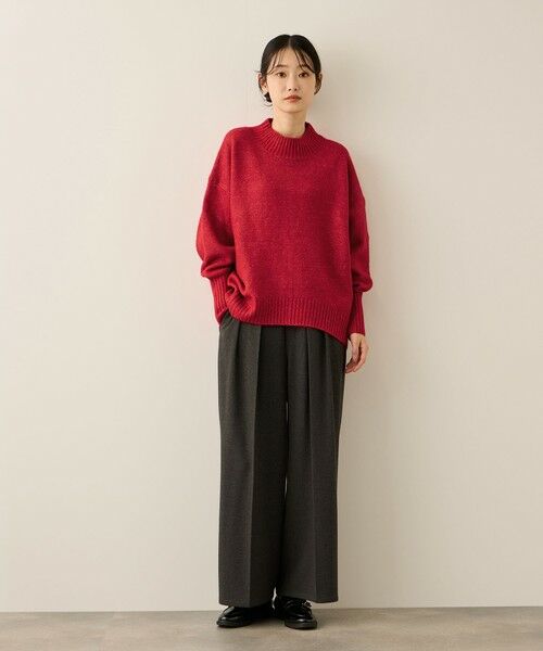 ketty / ケティ ニット・セーター | ヤクライクモックネックニットプルオーバー | 詳細6