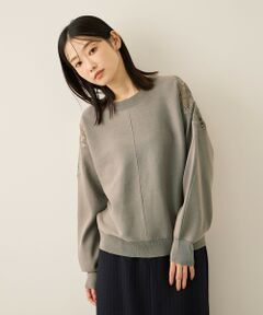ketty / ケティ ニット・セーター | ショルダーレースニットプルオーバー≪手洗い可能≫