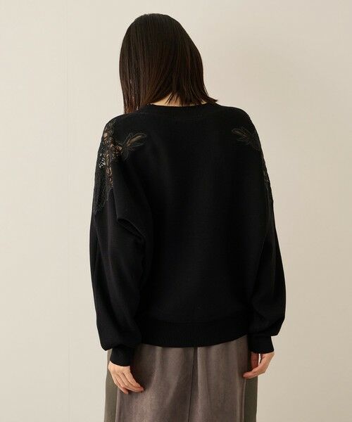 ketty / ケティ ニット・セーター | ショルダーレースニットプルオーバー≪手洗い可能≫ | 詳細3