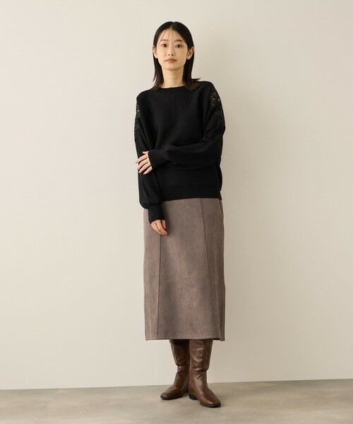 ketty / ケティ ニット・セーター | ショルダーレースニットプルオーバー≪手洗い可能≫ | 詳細4