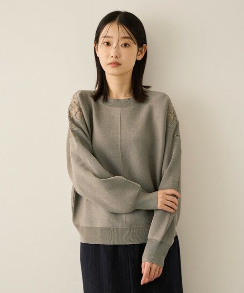ketty / ケティ ニット・セーター | ショルダーレースニットプルオーバー≪手洗い可能≫ | 詳細6