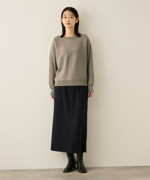 ketty / ケティ ニット・セーター | ショルダーレースニットプルオーバー≪手洗い可能≫ | 詳細7