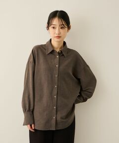 ketty / ケティ シャツ・ブラウス | サテンピーチバックギャザーブラウス≪手洗い可能≫