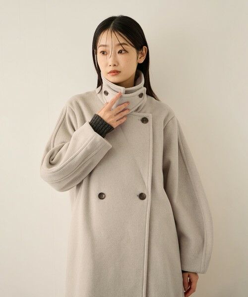 ketty / ケティ ダッフルコート | ニットビーバー2WAYカラーコート | 詳細9