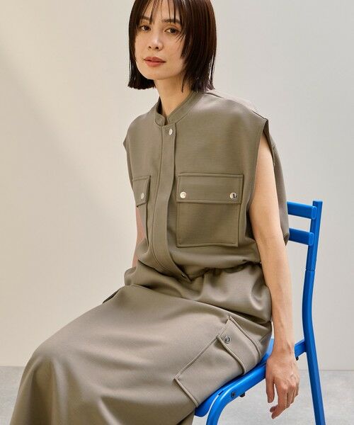 ketty / ケティ ロング・マキシ丈ワンピース | 【SET】ダンボールニットベスト×スカート2ピース | 詳細17