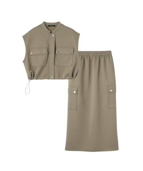 ketty / ケティ ロング・マキシ丈ワンピース | 【SET】ダンボールニットベスト×スカート2ピース | 詳細26