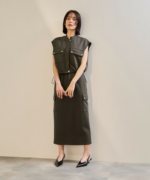 ketty / ケティ ロング・マキシ丈ワンピース | 【SET】ダンボールニットベスト×スカート2ピース | 詳細29