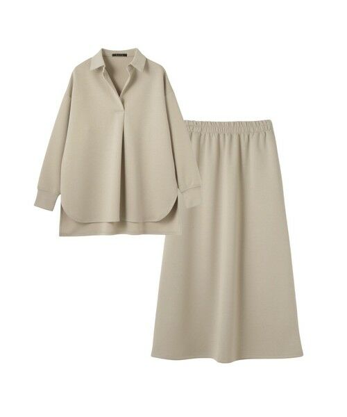 ketty / ケティ ロング・マキシ丈ワンピース | 【SET】ダンボールニットスキッパートップ×スカート2ピース | 詳細11