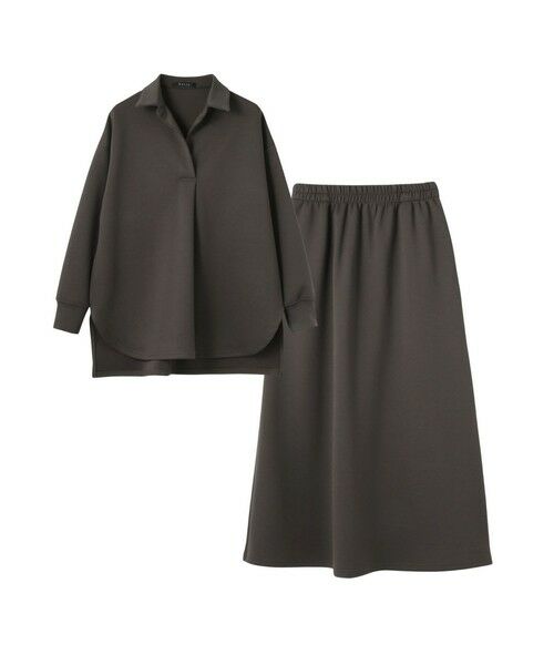 ketty / ケティ ロング・マキシ丈ワンピース | 【SET】ダンボールニットスキッパートップ×スカート2ピース | 詳細24