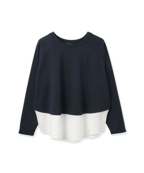 ketty / ケティ カットソー | ポンチローマ異素材ラウンドヘムカットソー | 詳細4