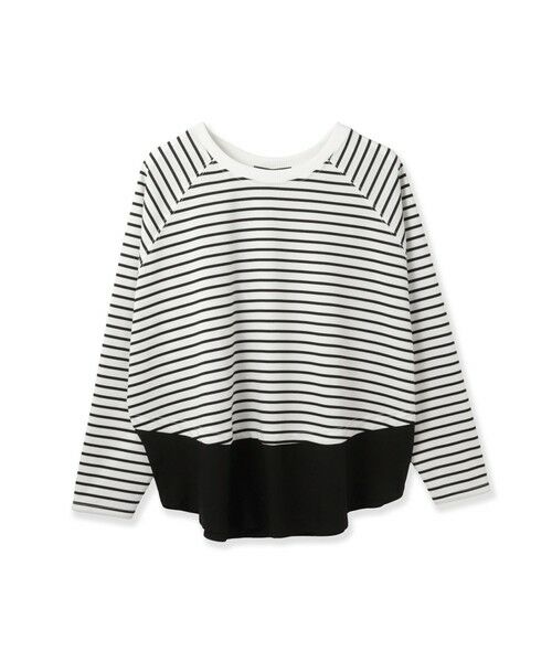 ketty / ケティ カットソー | ポンチローマ異素材ラウンドヘムカットソー | 詳細10