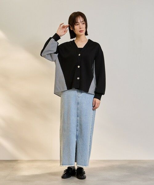 ketty / ケティ カーディガン・ボレロ | ダンボールバックストライプカーディガン | 詳細2
