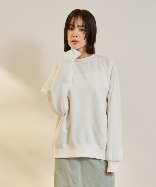 ketty / ケティ カットソー | オーバーサイズダブルフェイスプルオーバー | 詳細1