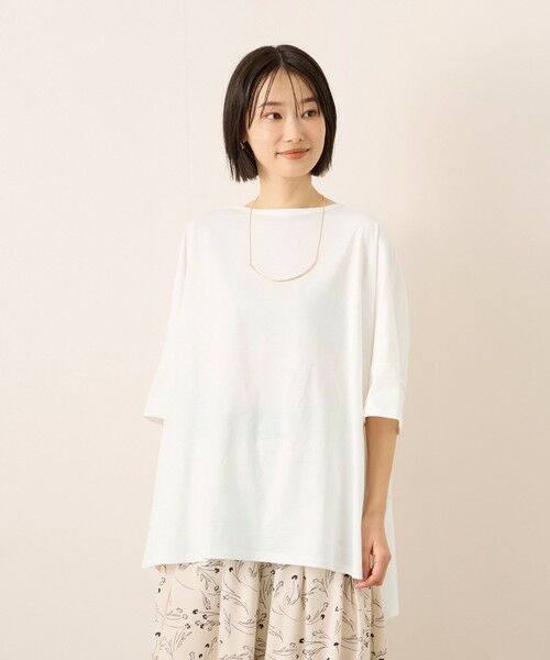 ketty / ケティ カットソー | 【機能するミニマル服】ポンチョTシャツ | 詳細1