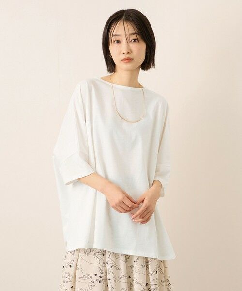 ketty / ケティ カットソー | 【機能するミニマル服】ポンチョTシャツ | 詳細2