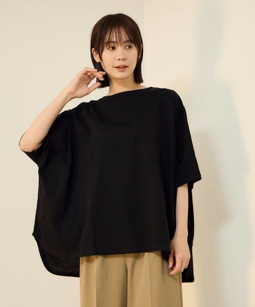 ketty / ケティ カットソー | 【機能するミニマル服】ポンチョTシャツ | 詳細8