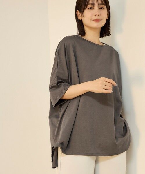 ketty / ケティ カットソー | 【機能するミニマル服】ポンチョTシャツ | 詳細15