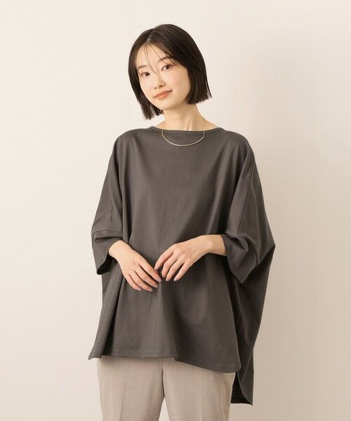 ketty / ケティ カットソー | 【機能するミニマル服】ポンチョTシャツ | 詳細18