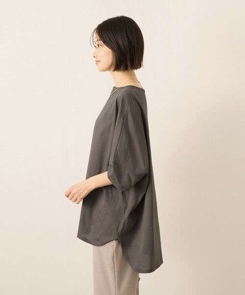 ketty / ケティ カットソー | 【機能するミニマル服】ポンチョTシャツ | 詳細19