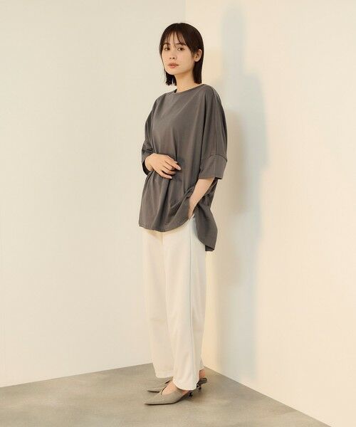 ketty / ケティ カットソー | 【機能するミニマル服】ポンチョTシャツ | 詳細22
