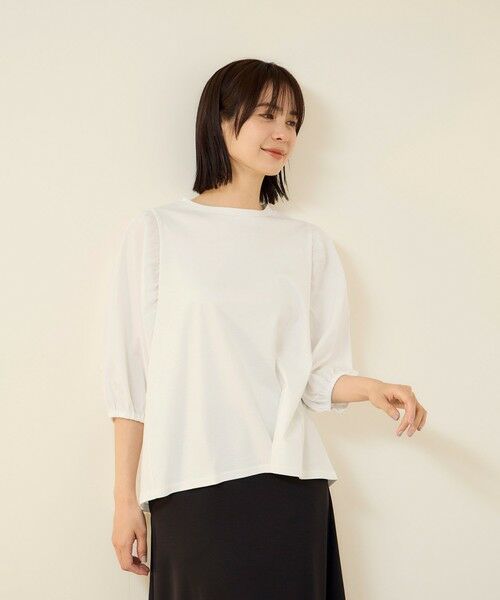 ketty / ケティ カットソー | 《予約販売》【機能するミニマル服】切替プルオーバー《接触冷感》 | 詳細1