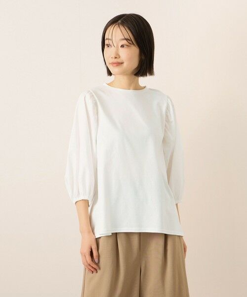 ketty / ケティ カットソー | 《予約販売》【機能するミニマル服】切替プルオーバー《接触冷感》 | 詳細2