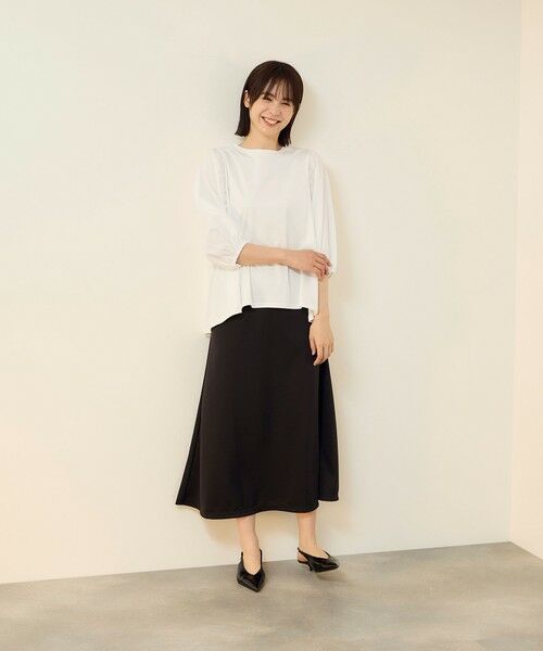 ketty / ケティ カットソー | 《予約販売》【機能するミニマル服】切替プルオーバー《接触冷感》 | 詳細4
