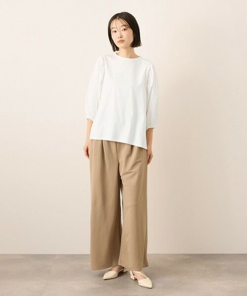 ketty / ケティ カットソー | 《予約販売》【機能するミニマル服】切替プルオーバー《接触冷感》 | 詳細5