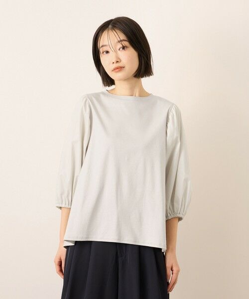 ketty / ケティ カットソー | 《予約販売》【機能するミニマル服】切替プルオーバー《接触冷感》 | 詳細15
