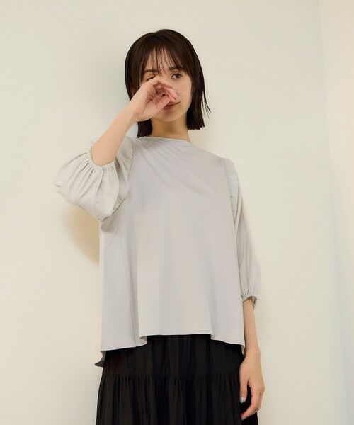 ketty / ケティ カットソー | 《予約販売》【機能するミニマル服】切替プルオーバー《接触冷感》 | 詳細16