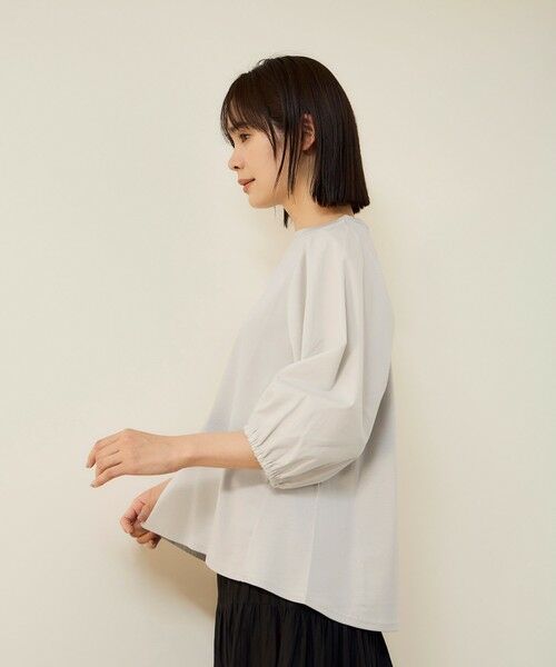 ketty / ケティ カットソー | 《予約販売》【機能するミニマル服】切替プルオーバー《接触冷感》 | 詳細17